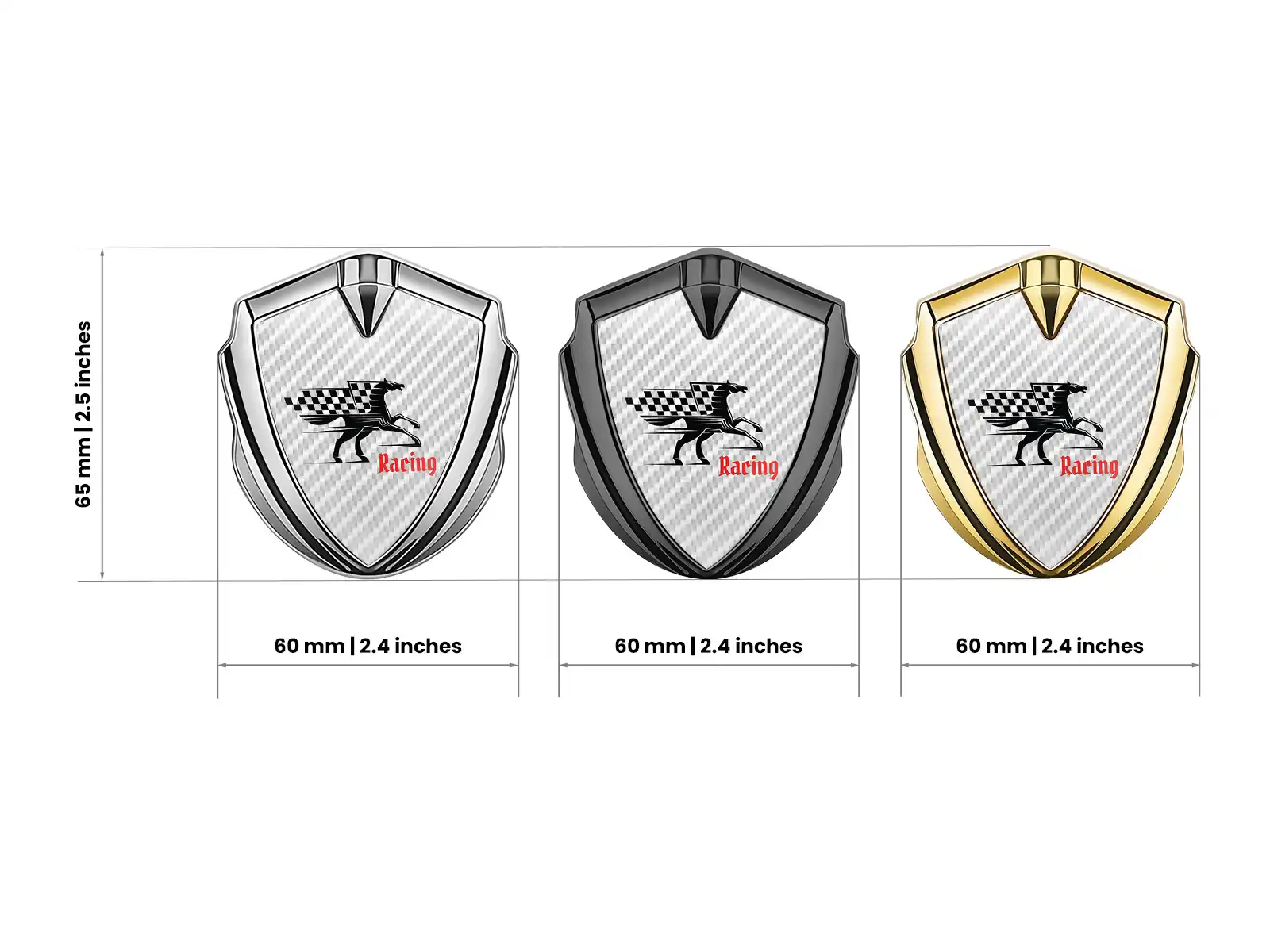 Emblem Car Badge Max Style Sturdy Metal Build
